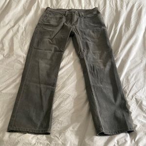 Levis 514 Straight Fit Jeans / Grey 34w x 30l